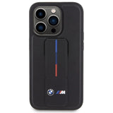 BMW Grip Hot Stamp-hylster til iPhone 15 Pro - sort