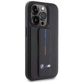 BMW Grip Hot Stamp-hylster til iPhone 15 Pro - sort