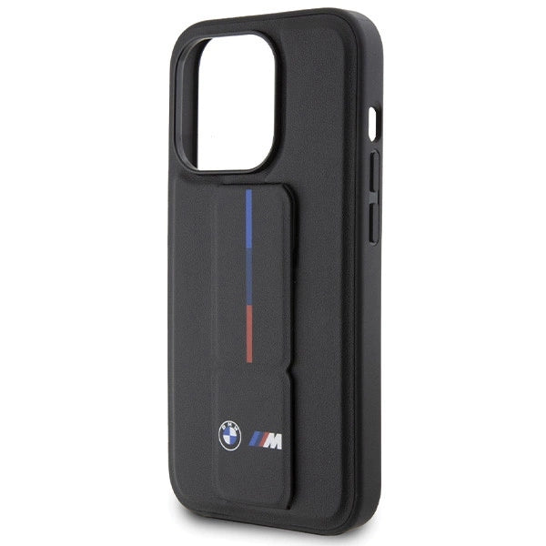 BMW Grip Hot Stamp-hylster til iPhone 15 Pro - sort