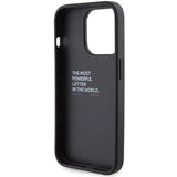 BMW Grip Hot Stamp-hylster til iPhone 15 Pro - sort