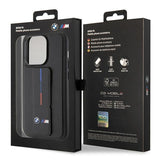 BMW Grip Hot Stamp-hylster til iPhone 15 Pro - sort