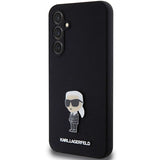 Karl Lagerfeld Silicone Ikonik Metal Pin case for Samsung Galaxy S23 FE - black