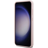 Karl Lagerfeld Silicone Choupette Metal Pin case for Samsung Galaxy S23 FE - pink