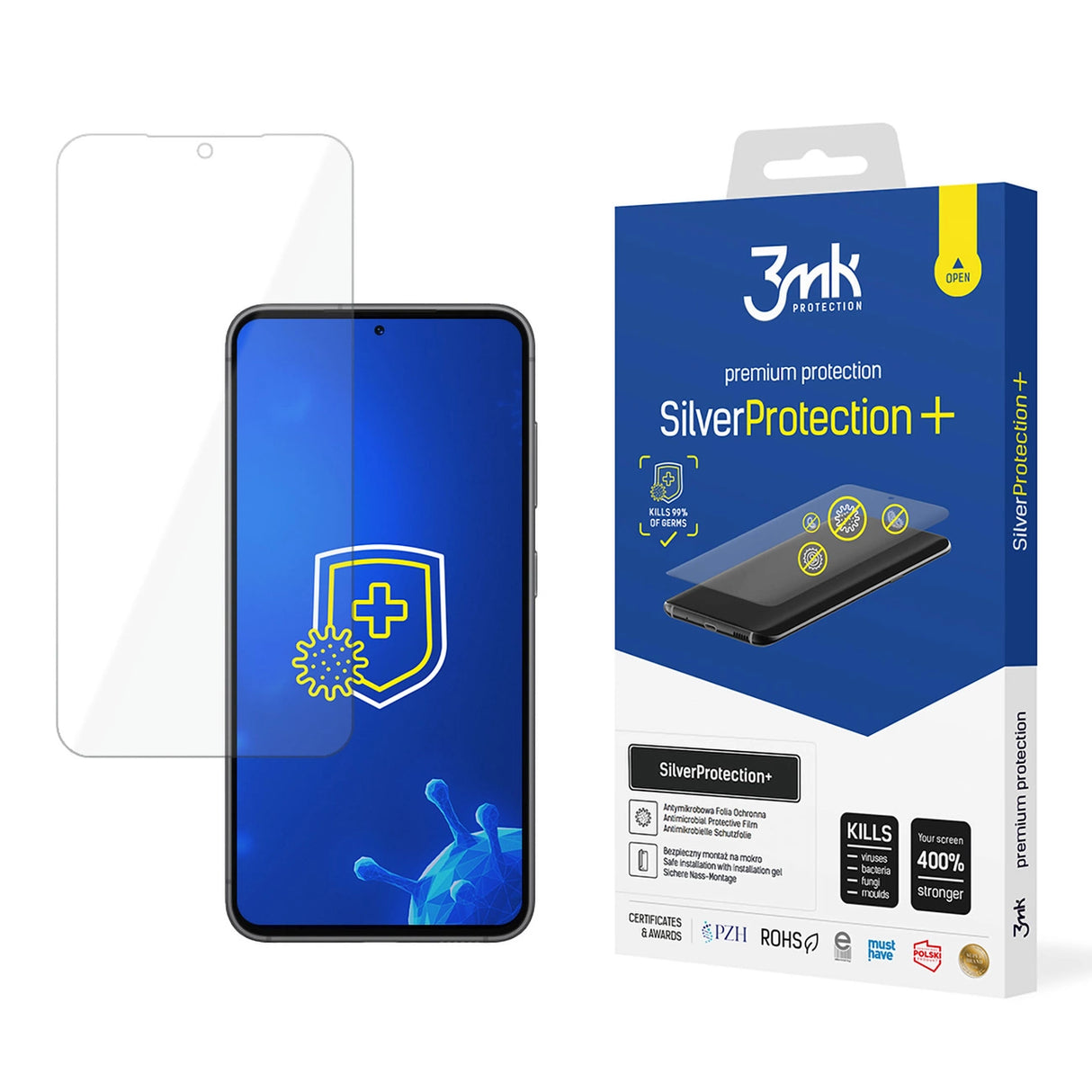 3mk SilverProtection+ beskyttelsesfolie til Samsung Galaxy S24+
