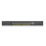 Zyxel GS1920-24HPV2 Administreret Gigabit Ethernet (10/100/1000) Strøm over Ethernet (PoE) Sort