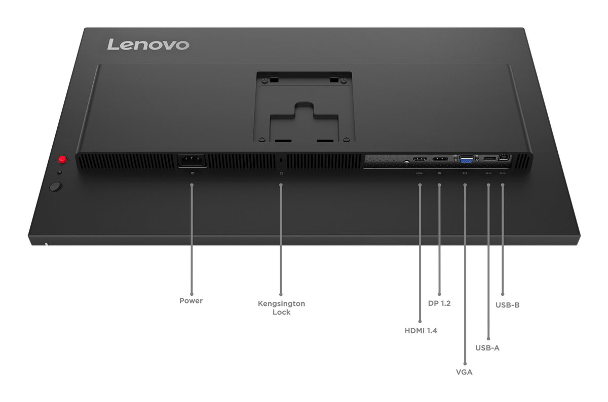 Lenovo ThinkVision T27-40 computerskærm 68,6 cm (27") 1920 x 1080 pixel Fuld HD LED Sort