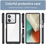 Outer Space Case med gelramme til Xiaomi Redmi Note 13 Pro+ - sort