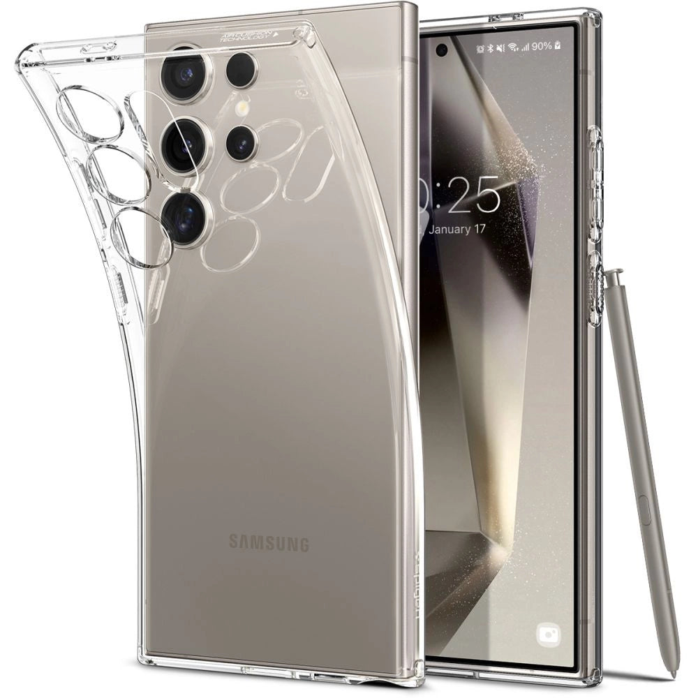 Spigen Liquid Crystal Case til Samsung Galaxy S24 Ultra - Clear