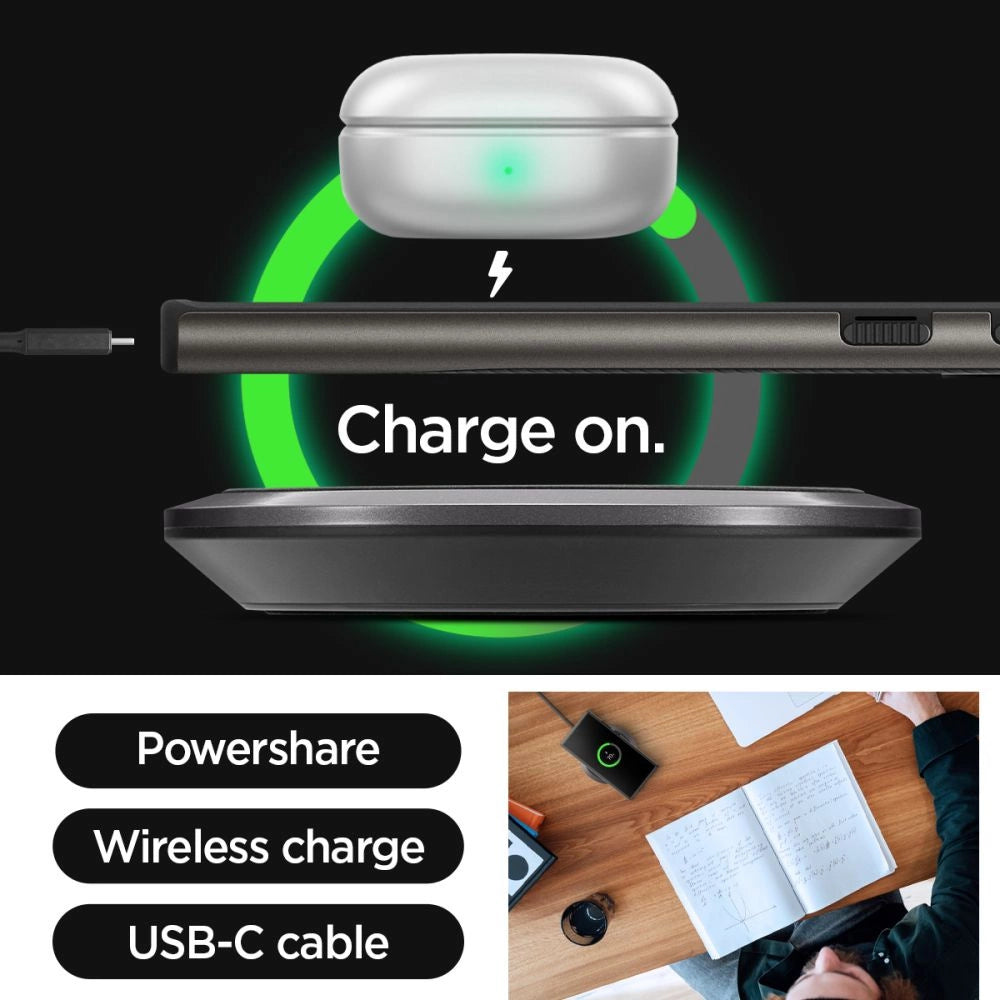 Spigen Neo Hybrid Case til Samsung Galaxy S24 Ultra - Metallic Gray