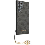 Guess 4G Charms Collection case for Samsung Galaxy S24 Ultra - black