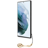 Guess 4G Charms Collection case for Samsung Galaxy S24 Ultra - black