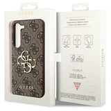 Guess 4G Big Metal Logo Case til Samsung Galaxy S24+ - Brunt