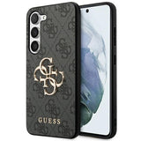Guess 4G Big Metal Logo Case til Samsung Galaxy S24+ - sort