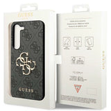 Guess 4G Big Metal Logo Case til Samsung Galaxy S24+ - sort