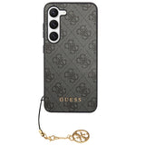 Guess 4G Charms Collection-kasse til Samsung Galaxy S24+ - sort