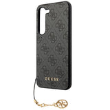 Guess 4G Charms Collection-kasse til Samsung Galaxy S24+ - sort