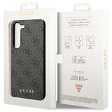 Guess 4G Charms Collection-kasse til Samsung Galaxy S24+ - sort