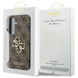 Guess 4G Big Metal Logo-hylster til Samsung Galaxy S24 - brun