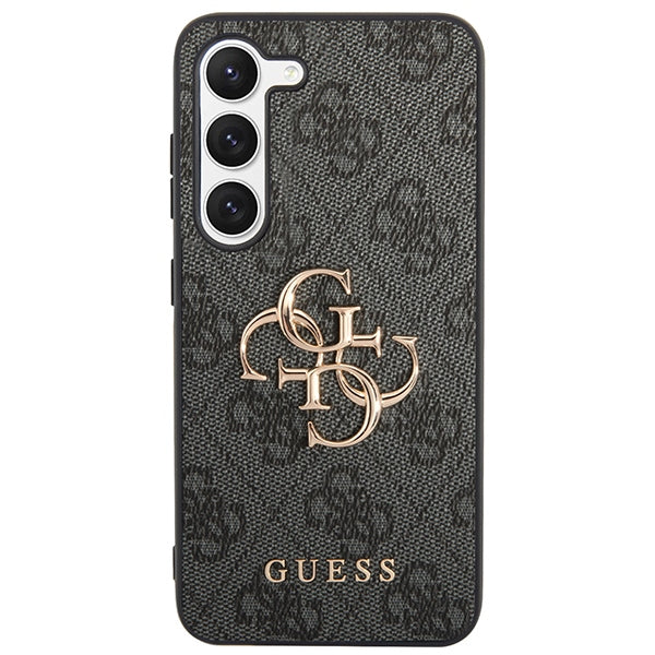 Guess 4G Big Metal Logo-hylster til Samsung Galaxy S24 - sort