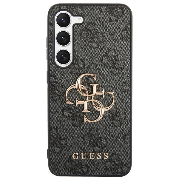 Guess 4G Big Metal Logo-hylster til Samsung Galaxy S24 - sort