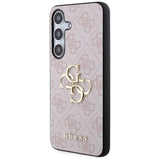 Guess 4G Big Metal Logo Case til Samsung Galaxy S24 - Pink