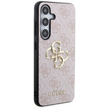 Guess 4G Big Metal Logo Case til Samsung Galaxy S24 - Pink