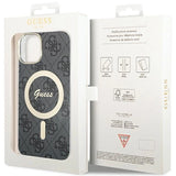 Guess 4G MagSafe case for iPhone 15 Plus / 14 Plus - black
