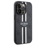 Guess 4G Printed Stripes MagSafe case for iPhone 15 Pro Max - black