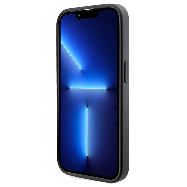 Guess 4G Printed Stripes MagSafe case for iPhone 15 Pro Max - black