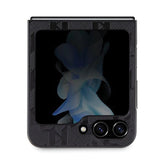 Karl Lagerfeld Saffiano Monogram Choupette Pin case for Samsung Galaxy Z Flip 5 - black