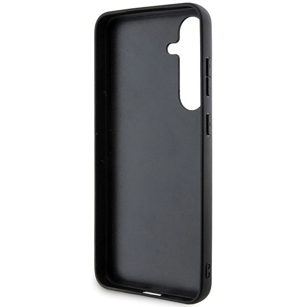 BMW BMHMS24M23RTPK S24+ S926 black/black hardcase Signature Leather Half Textured & Circle MagSafe