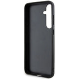 BMW BMHMS24M23RTPK S24+ S926 black/black hardcase Signature Leather Half Textured & Circle MagSafe