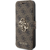 Guess 4G Metal Logo case for iPhone 15 Pro - brown