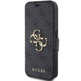 Guess 4G Metal Logo case for iPhone 15 Pro - gray