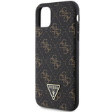 Guess 4G Triangle Metal Logo case for iPhone 11 / XR - black