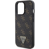Guess 4G Triangle Metal Logo case for iPhone 14 Pro - black