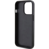 Guess 4G Triangle Metal Logo case for iPhone 14 Pro Max - black