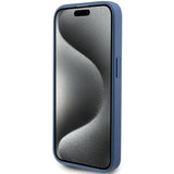 Guess 4G Stripe Collection case for iPhone 15 Pro - blue