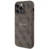 Guess 4G Collection MagSafe Case til iPhone 14 Pro - Brunt