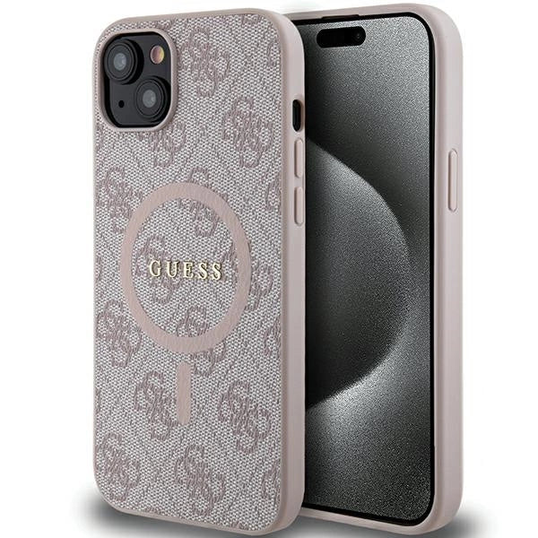 Guess 4G Collection MagSafe Case til iPhone 14/15/13 - Pink