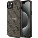 Guess 4G Collection MagSafe Case til iPhone 14/15/13 - Brunt