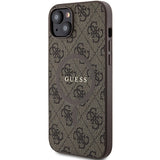 Guess 4G Collection MagSafe Case til iPhone 14/15/13 - Brunt