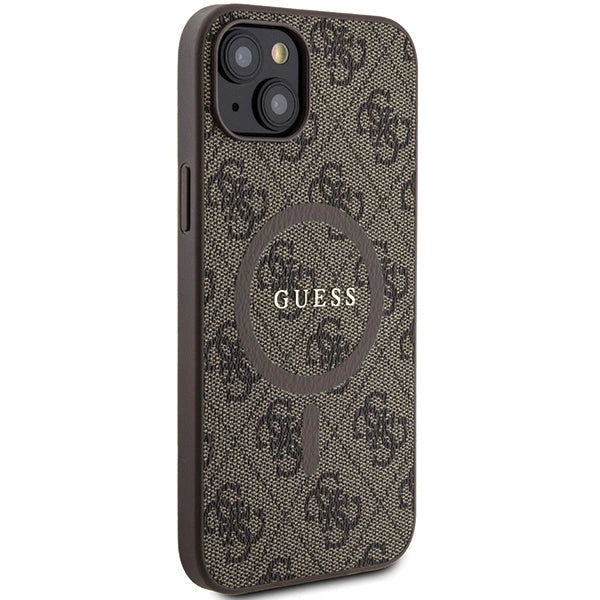 Guess 4G Collection MagSafe Case til iPhone 14/15/13 - Brunt