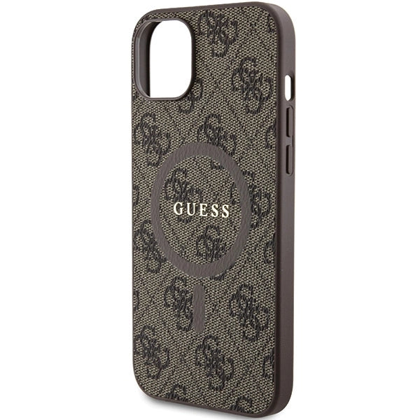 Guess 4G Collection MagSafe Case til iPhone 14/15/13 - Brunt