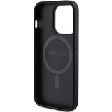 Guess 4G Collection MagSafe Case til iPhone 15 Pro - sort