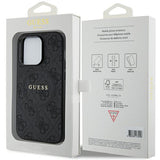 Guess 4G Collection MagSafe Case til iPhone 15 Pro - sort