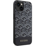 Guess GCube Stripes MagSafe case for iPhone 15 / 14 / 13 - black