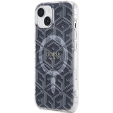 Guess IML GCube MagSafe case for iPhone 15 / 14 / 13 - black