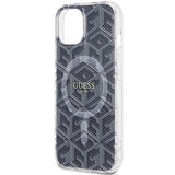 Guess IML GCube MagSafe case for iPhone 15 / 14 / 13 - black