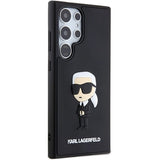 Karl Lagerfeld 3D Rubber Ikonik Case for Samsung Galaxy S24 Ultra - Black
